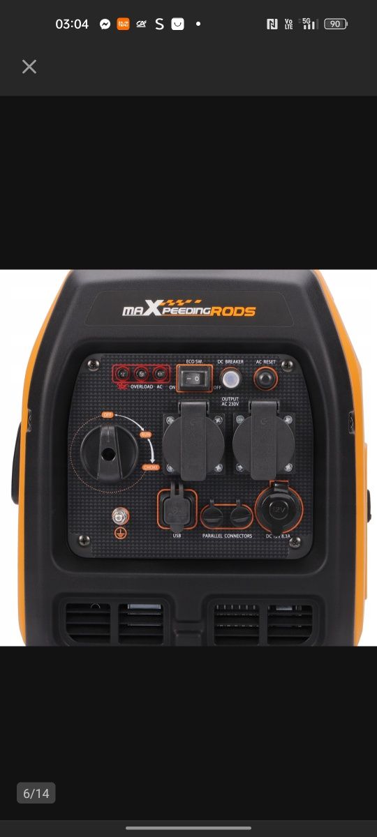 Generator prądu mxr35000