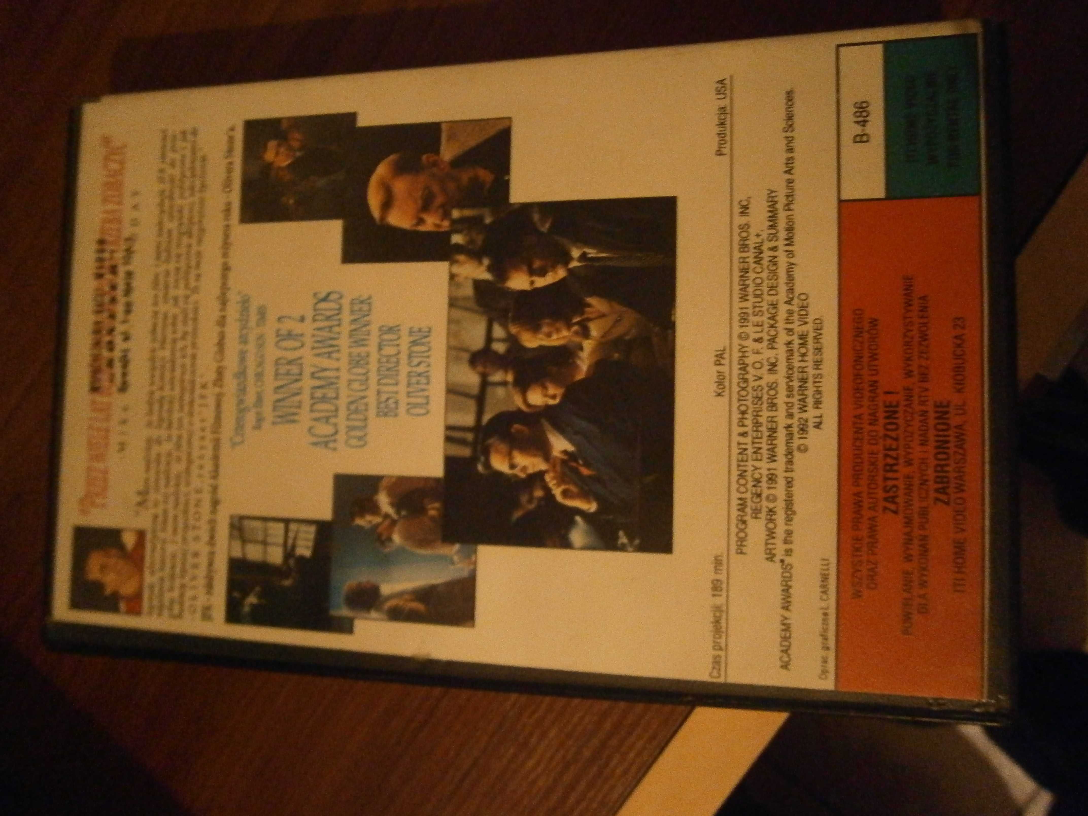FIlm VHS JFK Kevin Costner