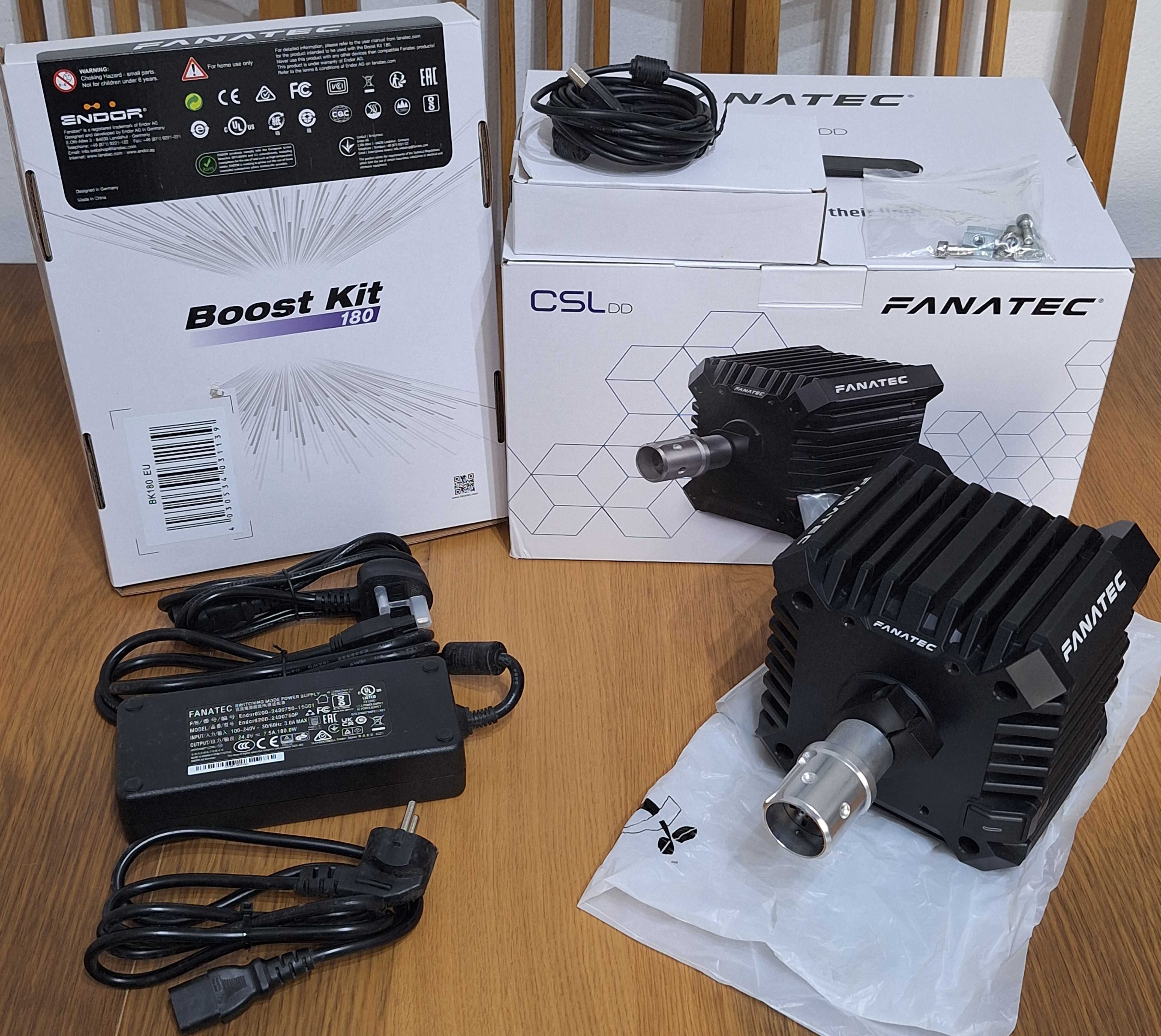Fanatec CSL DD 8NM + CSL Elite St. Wheel WRC + ClubSport Pedals V3