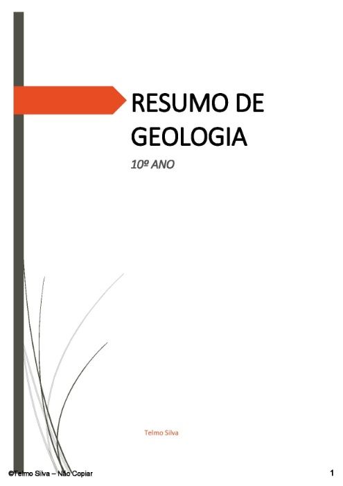 Resumos Biologia e Geologia 10º e 11º Anos