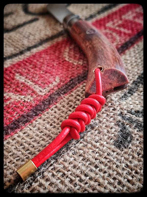 Nóż Opinel Sierpak nr 8 Custom mod grzyby zioła