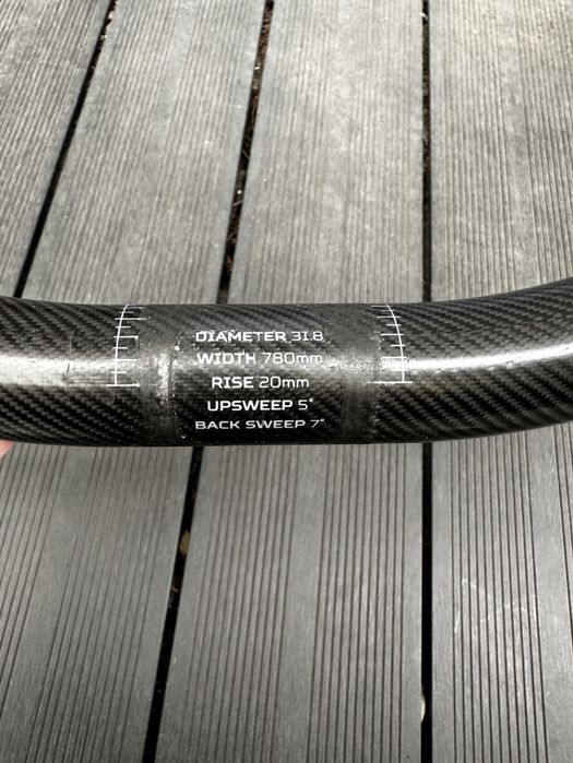 Kierownica karbonowa hope dobry stan 760mm 31.8