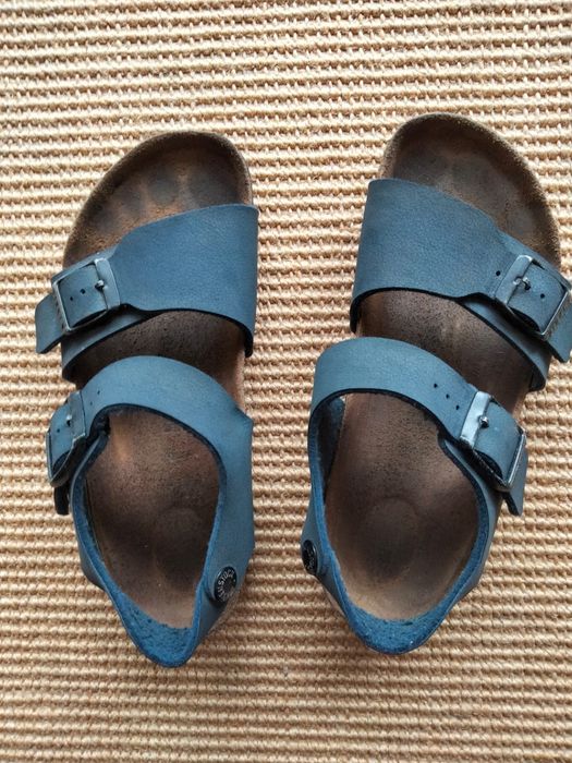 Birkenstock crianca azuis, muito bom estado