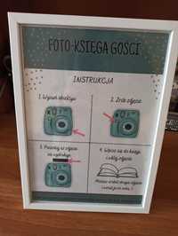 Ramka instrukcja instax'a