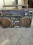 Boombox  radio double cassete