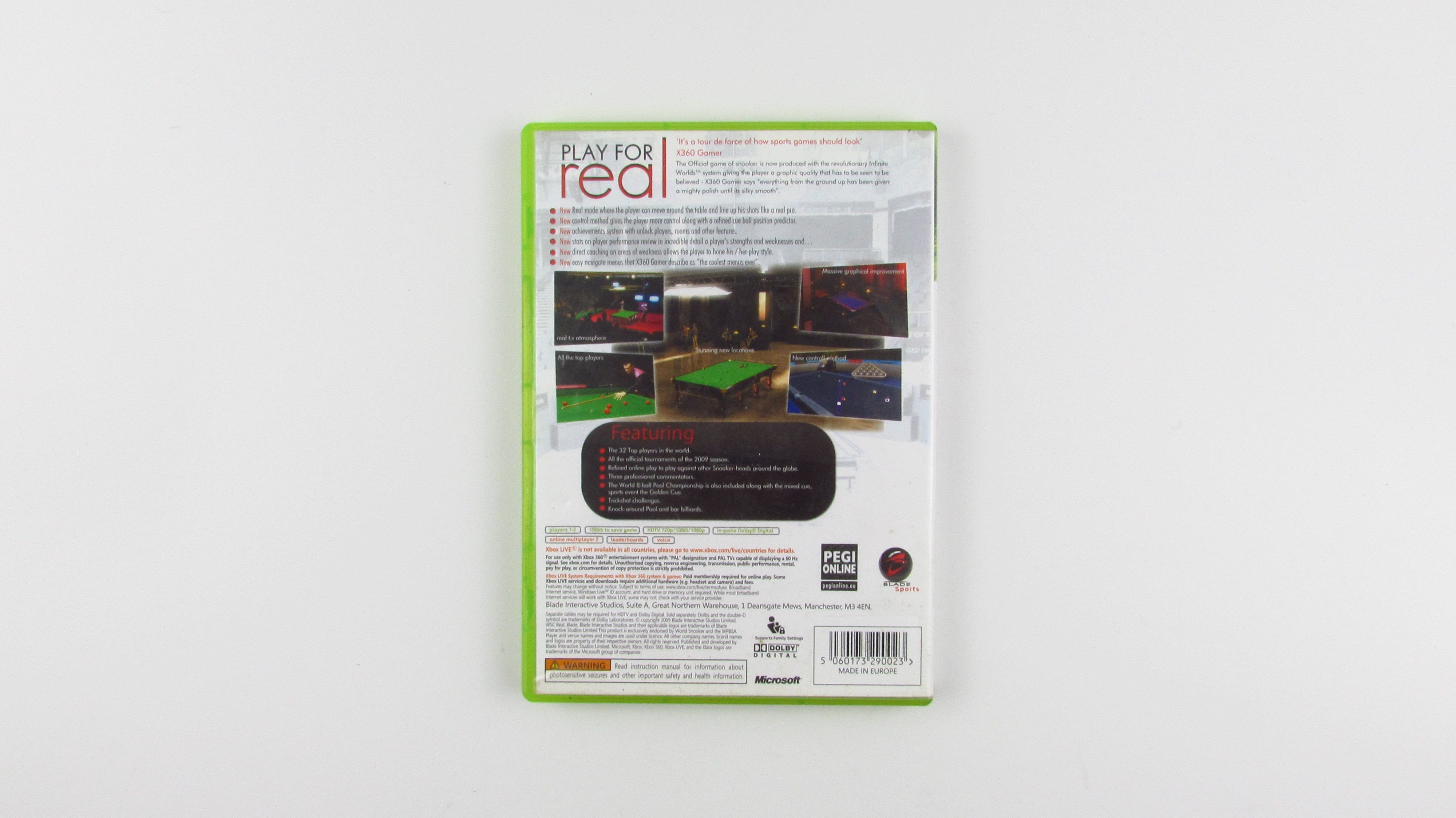 XBOX 360 - WSC Real 09 - Gra na konsolę