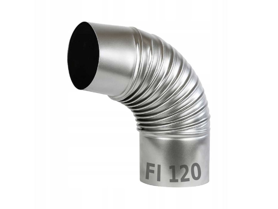 Kolano Piecowe fi 120mm Kolanko Dymne Piecowe Koza