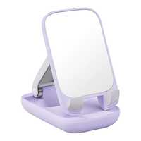 Regulowany stojak na telefon z lusterkiem Baseus Seashell Series - fio