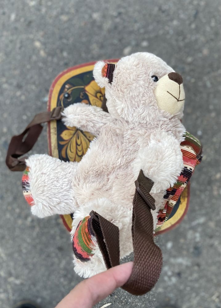 Іграшка-рюкзак ведмедик