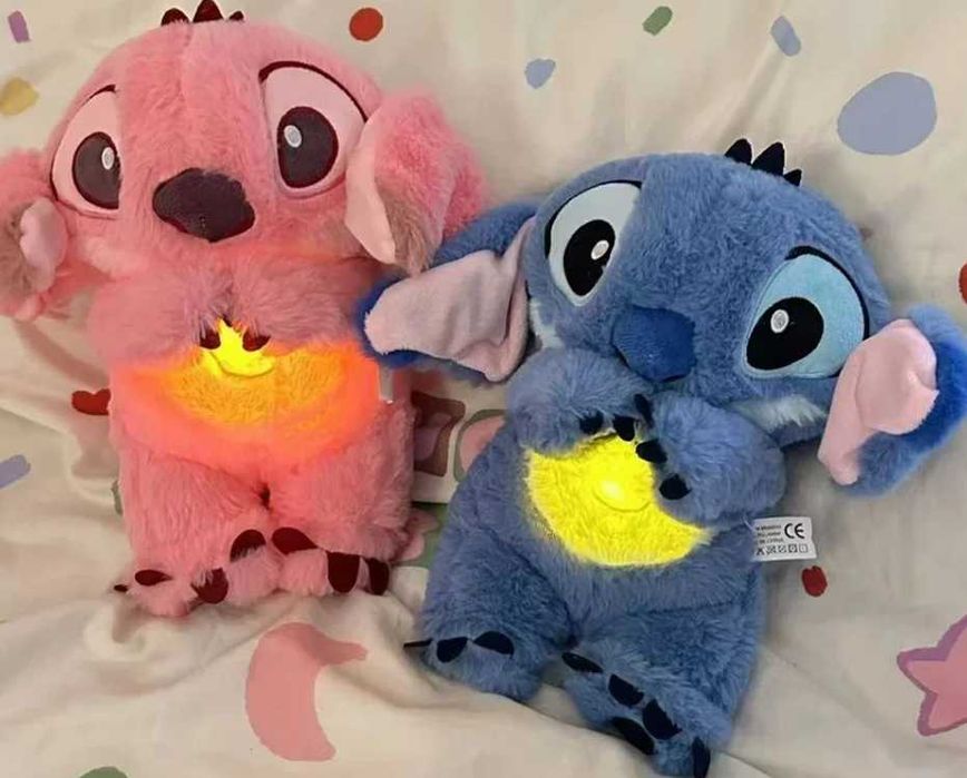 Стич мягкая игрушка дышащяя, Стіч дихаючий з музикою