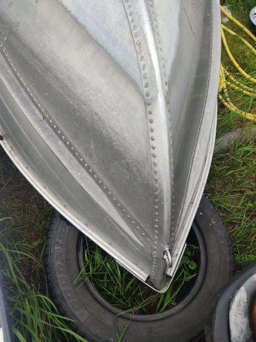 Łódź wedkarska aluminiowa 410x150