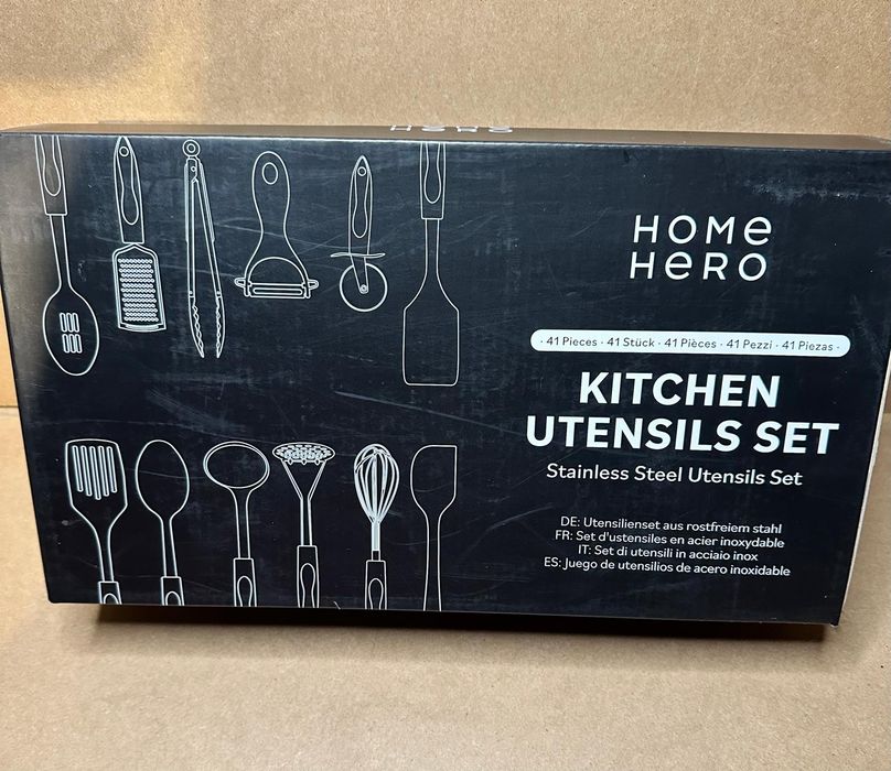 Zestaw przyborów kuchennych Home Hero 41 elementów.