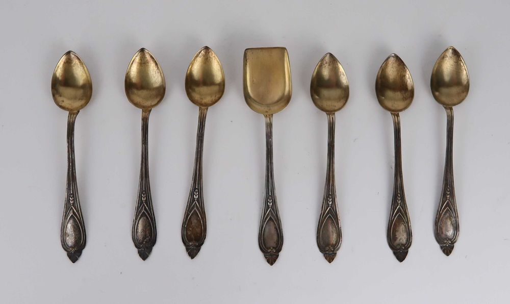 6 colheres de café + 1 açúcar - Prata 833