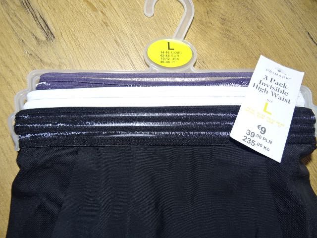 Primark majtki cienkie wysoki stan nowe L