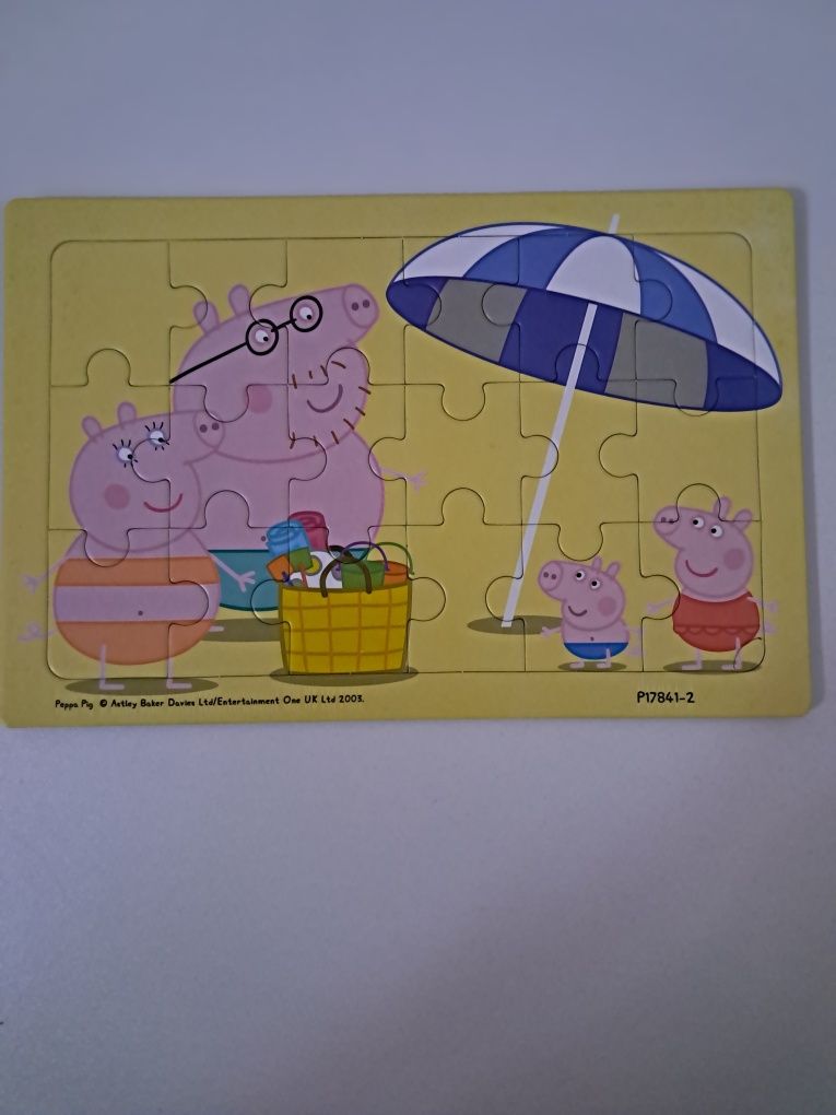 Puzle Świnka Peppa 4 zestawy