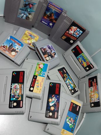 Coleção de jogos NES, SNES e N64