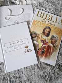 Biblia dla dzieci, torebki, pamiątka Komunia