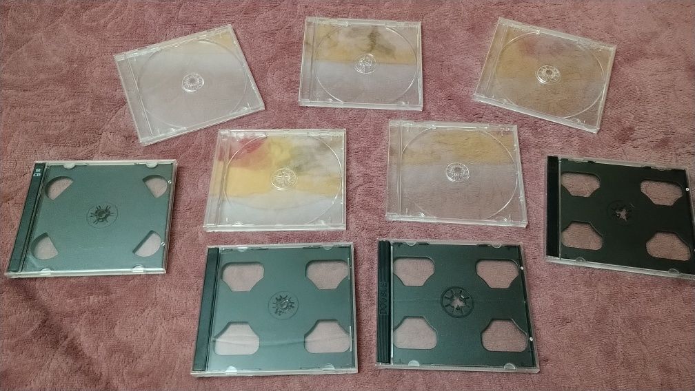Коробки коробочки для аудио cd компакт дисков новые new