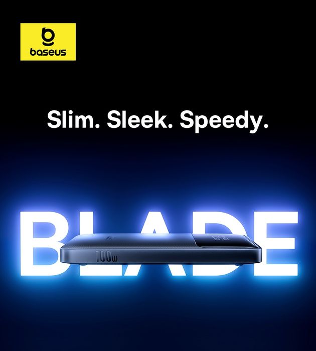 УМБ Baseus Blade Digital Display 20000mAh 100W 5A з технологією QC4.0+