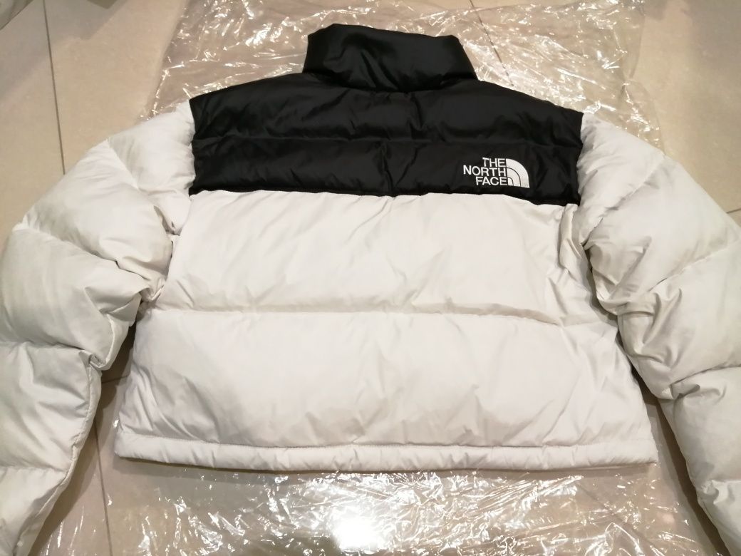 The North Face Krótka Przejściowa Damska kurtka NUPTSE biała rozmiar S