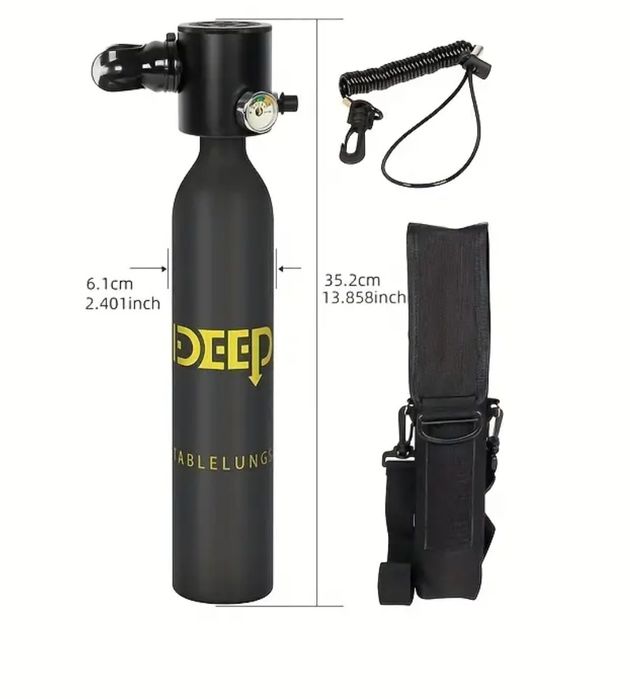 Мини акваланг балон для дайвинга 0.5л