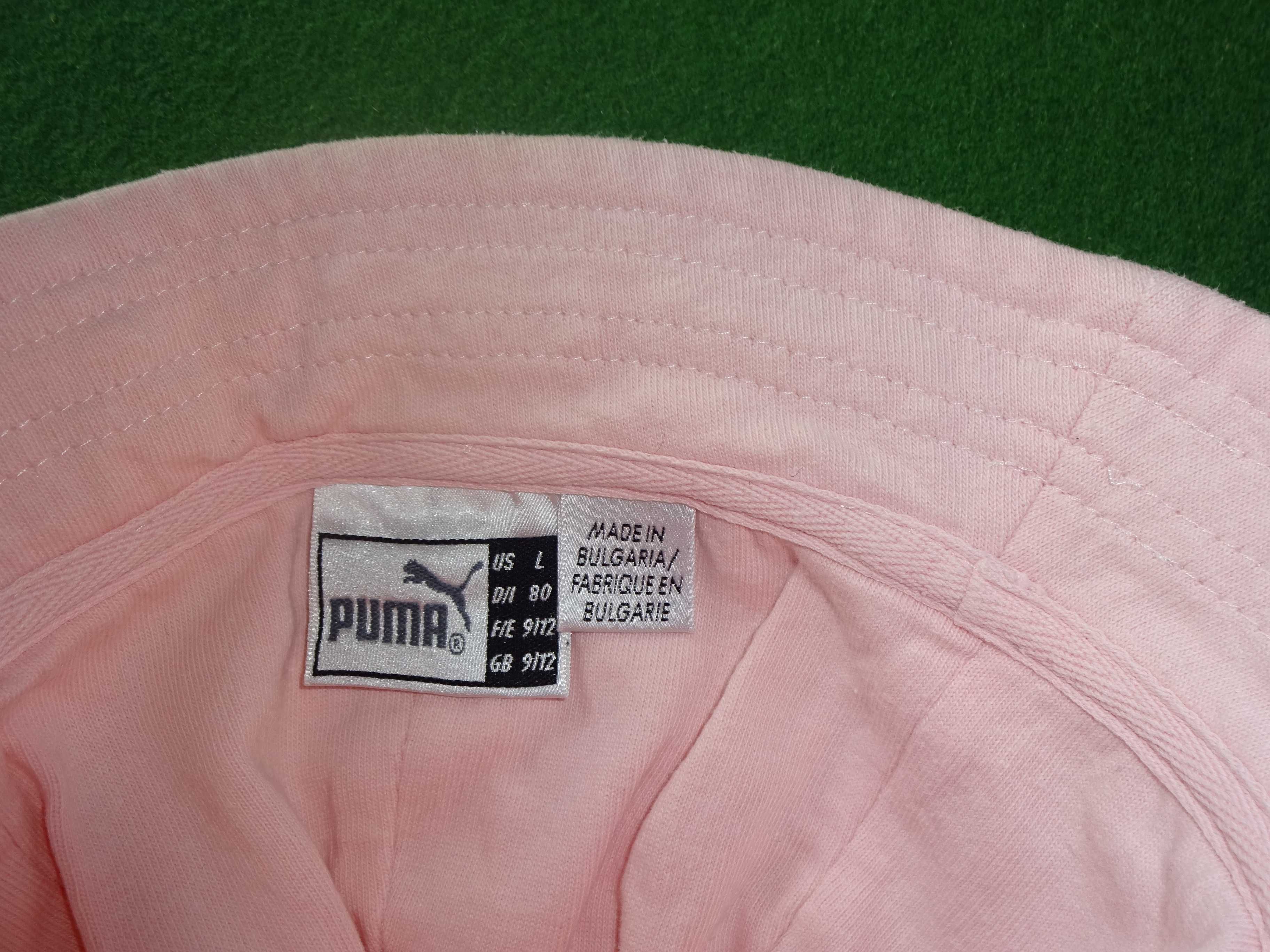 PUMA różowy bawełniany letni kapelusz dla dziewczynki 80 cm / 9-12 m.