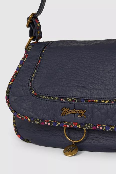 Продаю стильну жіночу сумку Mantaray Floral Inlay Saddle, ідеальна