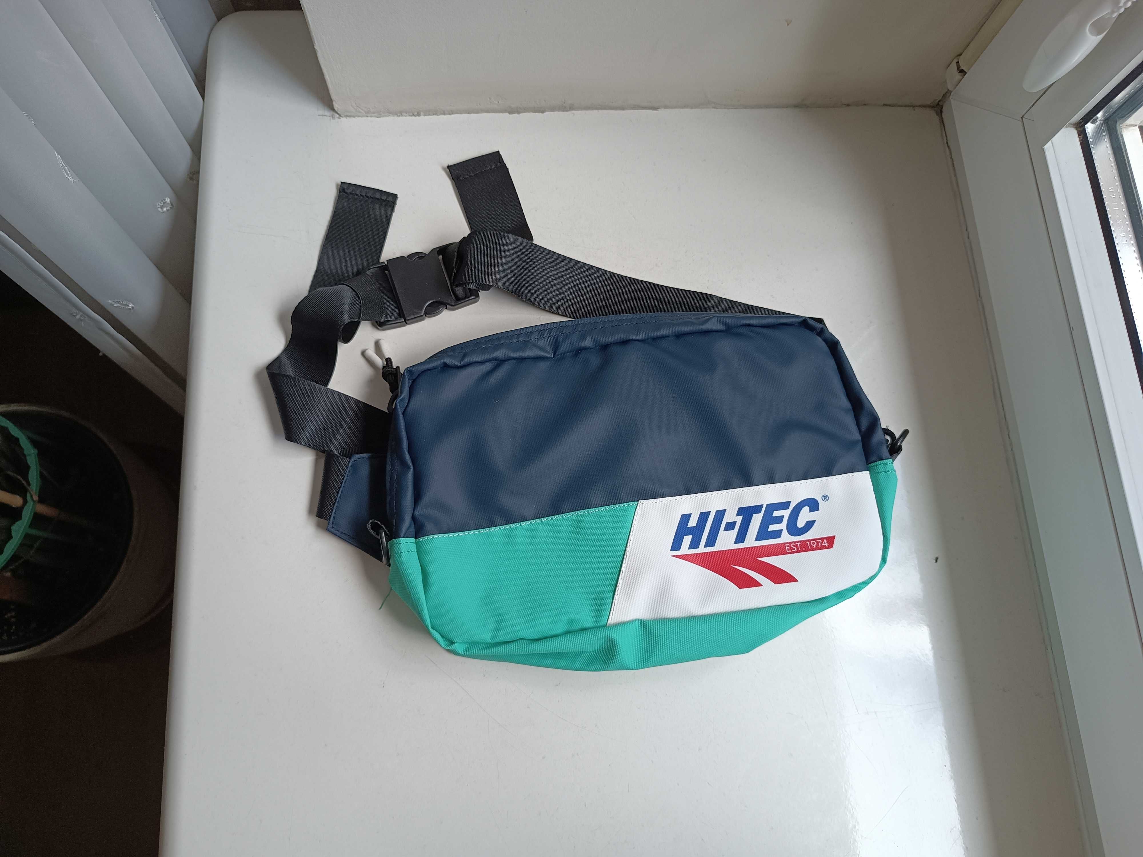 NOWE Saszetka Nerka biodrowa na pas torebka Hi-tec Tyler 90S turkusowa