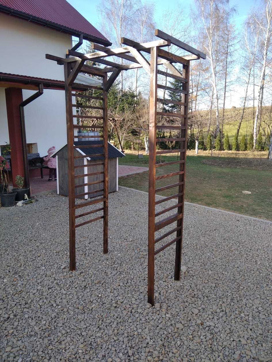 Pergola drewniana duża solidna