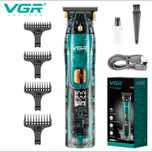 Машинка для стрижки волос триммер для бороды VGR V-961 LED дисплей