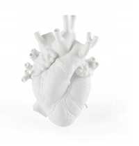 SELETTI Wazon Love in Bloom Marcantonio serce z porcelany 25x6,5x9 cm