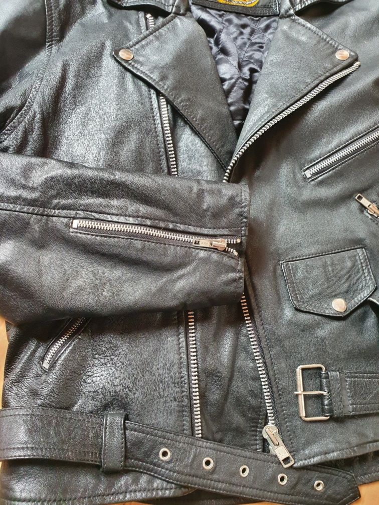 Kurtka Skórzana, Real Leather, Skóra