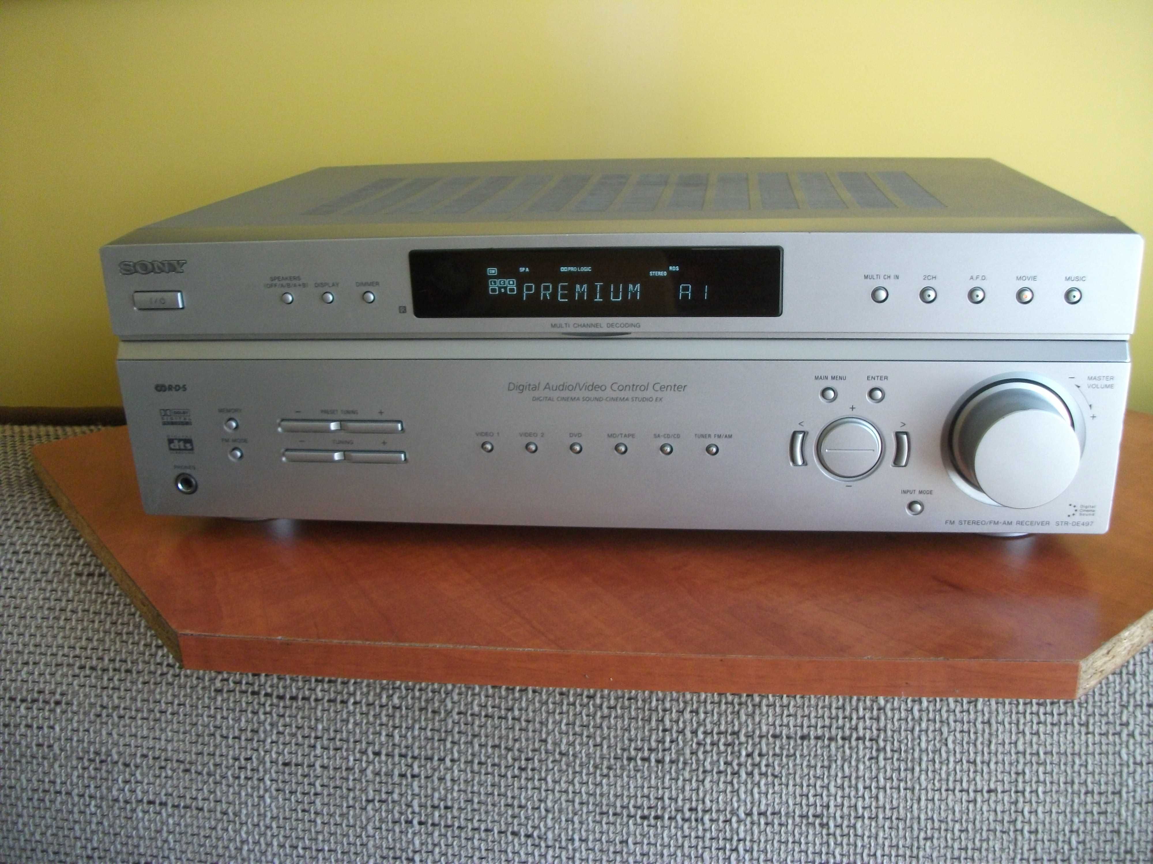 sony  str-de497 stereo hi-fi amplituner 5.1 dts rds