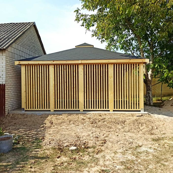 Wiata garażowa carport zadaszenie altana altanka 5x5