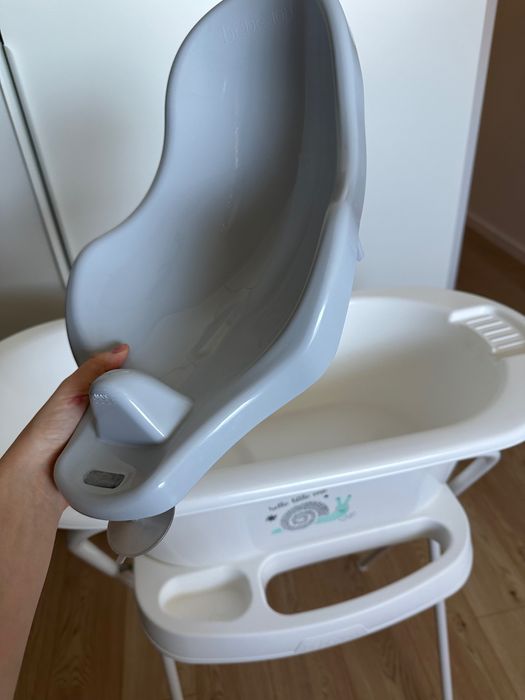 Wanienka Bebe Jou, stelaż i nakładka dla noworodka