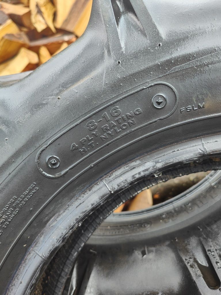 Para opony 8-16 jak nowe Bridgestone zachodnie lekko używane zdrowe