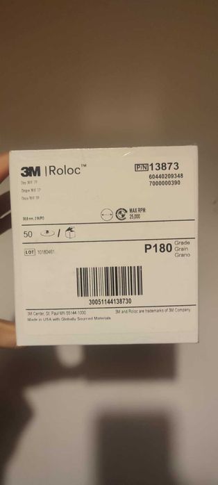 Roloc 3m p180 50 mm opakowanie 50 szt