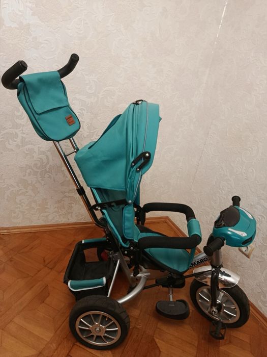 Дитячий велосипед з ручкою