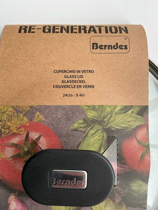Tampa de vidro de 24cm Berndes da coleção do Continente