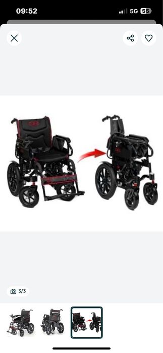 Elektryczny wózek inwalidzki AT52332