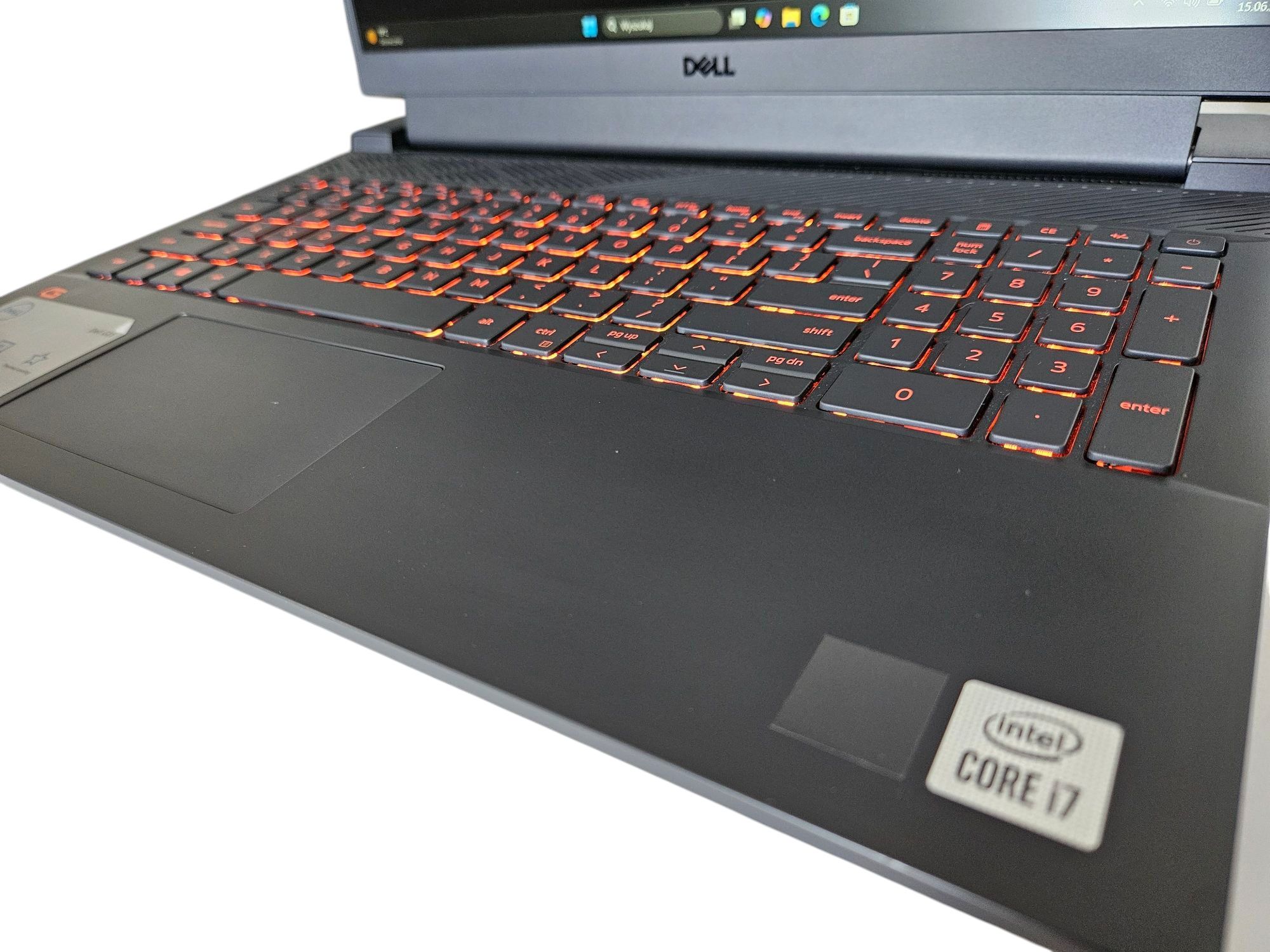 Laptop gamingowy Dell G15 RTX 3060 i7 10th SSD 512GB RAM 16GB