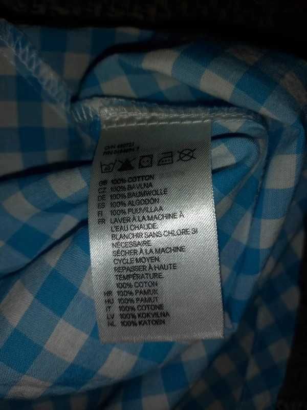 H&M śliczna sukienka sukieneczka krata 68/74