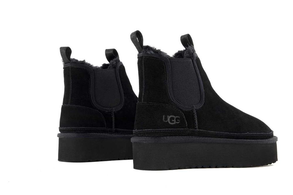 Женские зимние ботинки UGG Neumel Chelsea Platform угги ньюмел челси