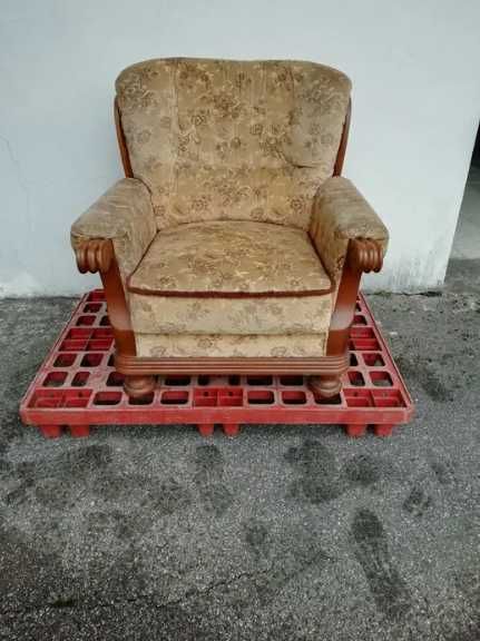 Wypoczynek Zestaw Wypoczynkowy Dąb 3+2+1 Kanapa Sofa Fotel