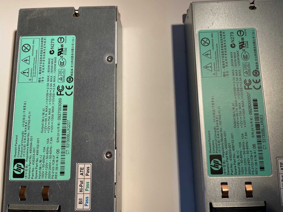 Fontes Redundantes Servidores HP