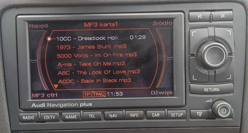 Radionawigacja RNS-E do Audi A3