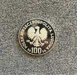 Moneta 100 zł Zamek Królewski w Warszawie z 1975 Super stan