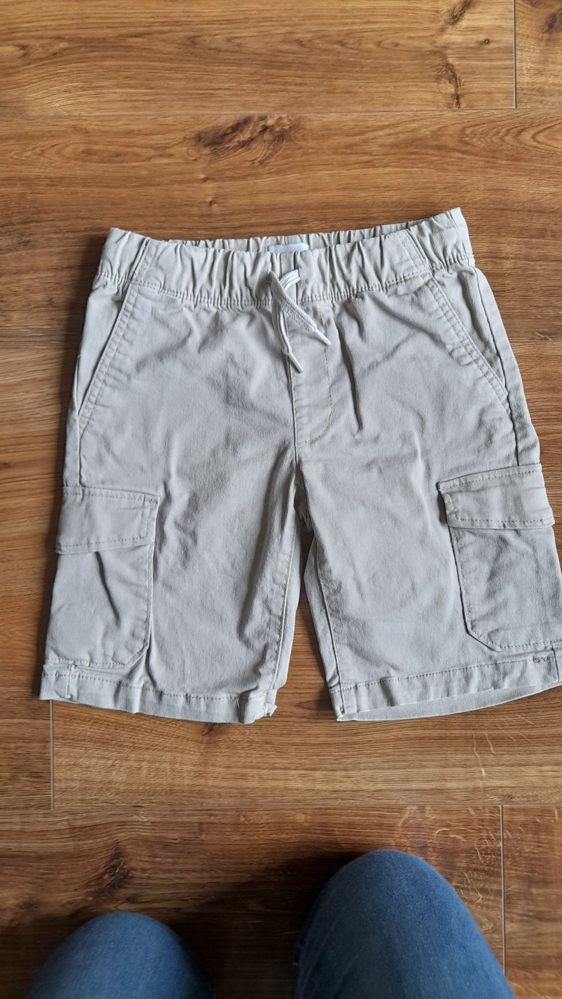 Spodenki beżowe old navy 128