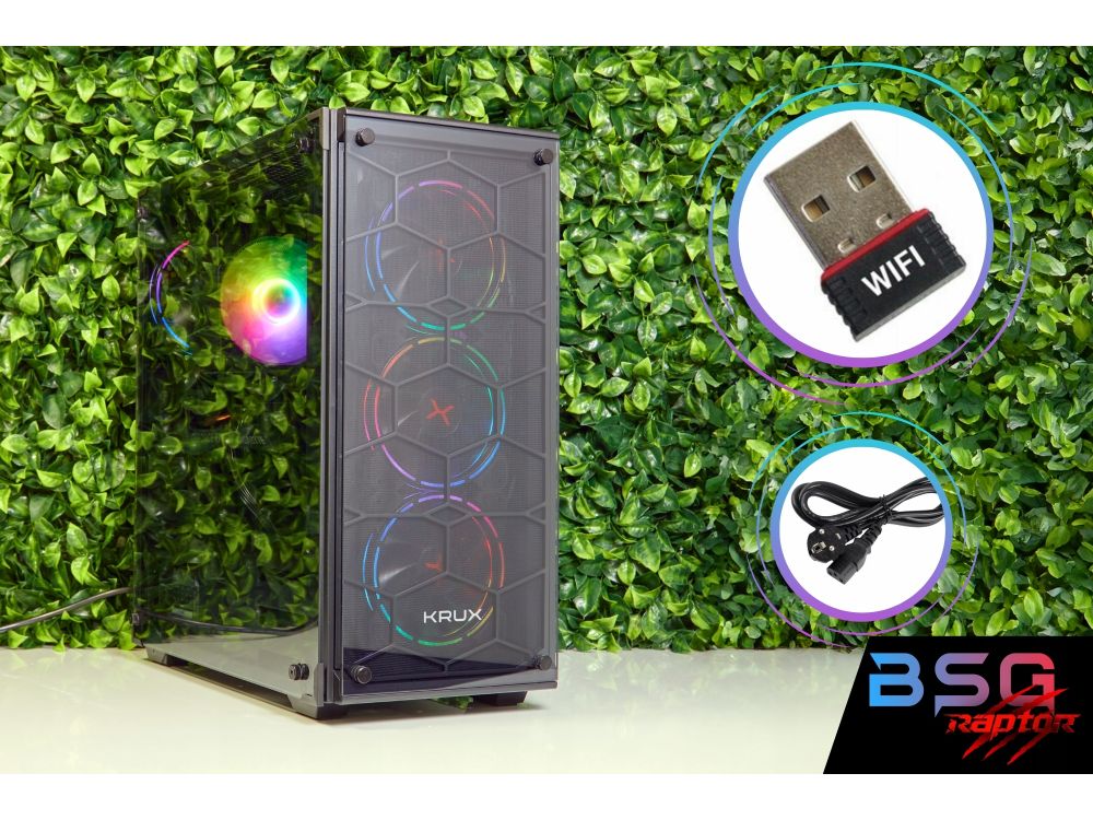 Komputer stacjonarny BSG Raptor V12 AMD Ryzen 7 RTX4060 32GBRAM SSD1TB