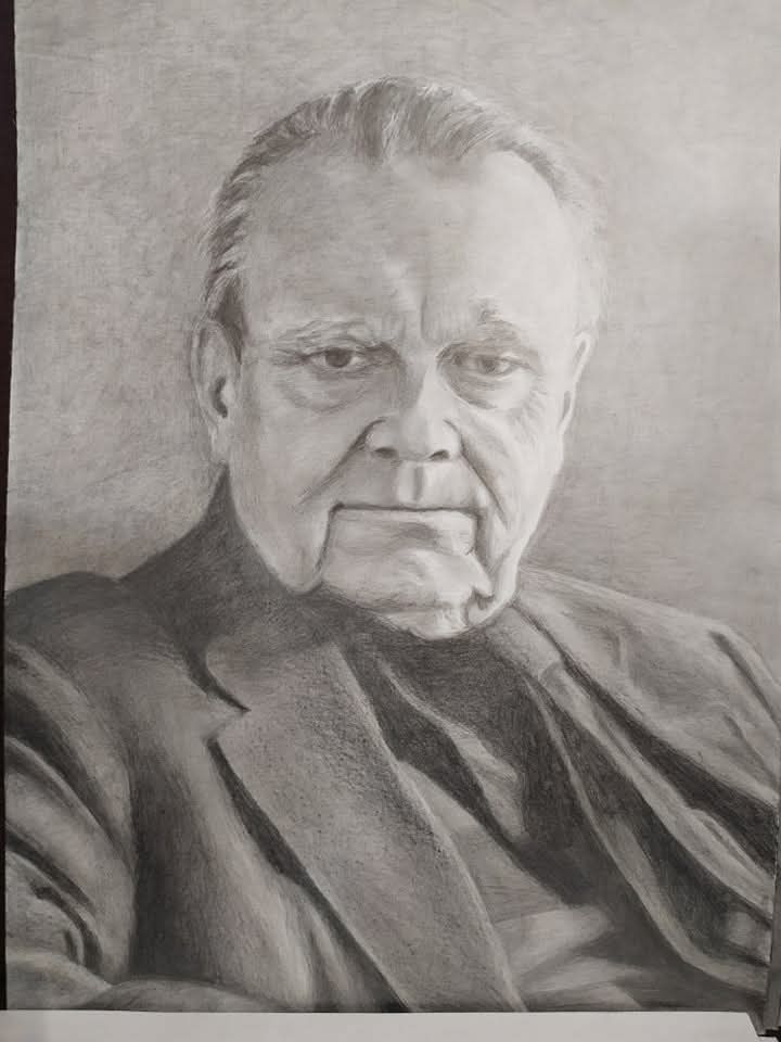 portret ołówkiem